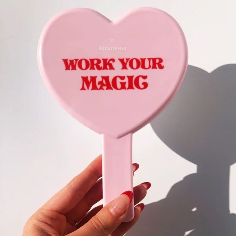 Kiramoon The Heart Mirror Hand Held Set Of 2 Reusable Bubble‎ Bag Valentine Gift